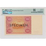 100 złotych 1946 - SPECIMEN - A 0000000 - PMG 65 EPQ - BARDZO RZADKI