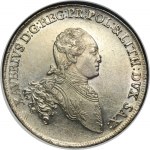 Xaver als Verwalter, Thaler Dresden 1766 EDC - NGC AU58