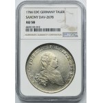 Ksawery jako administrator, Talar Drezno 1766 EDC - NGC AU58