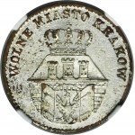 Free City of Krakau, 10 groszy 1835 - NGC MS62