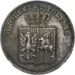 Novembrové povstanie, 5 zlotých Varšava 1831 KG - NGC MS61