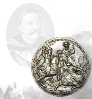 Jan III Sobieski, Medal Odsiecz Wiedeńska 1683 - JEDNOSTRONNY, UNIKAT