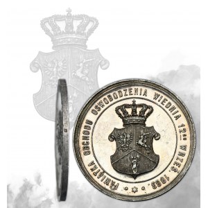 Medaila k 200. výročiu bitky pri Viedni 1883 - RARE