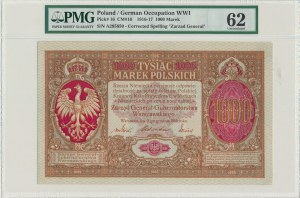 1.000 marek 1916 - Generał - PMG 62 - RZADKI