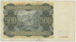 500 zlotých 1940, falzifikát 