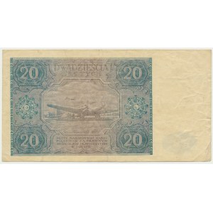 20 oro 1946 - D - BLU