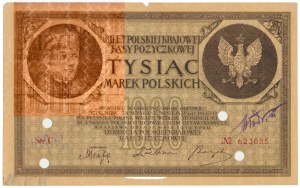 1.000 marek 1919 - Série C - DIVERZE FALEŠNÁ - KRÁSNÁ