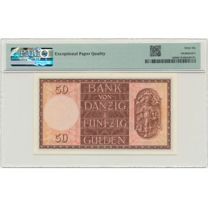 Danzig, 50 Gulden 1937 - H - PMG 66 EPQ