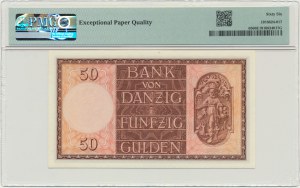 Danzig, 50 Gulden 1937 - H - PMG 66 EPQ