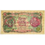 Gdansk, 1 million de marks 08 août 1923 - num. 6 chiffres avec ❊ non rodé - PMG 66 EPQ