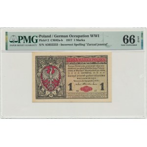 1 marka 1916 - Jenerał - A - PMG 66 EPQ