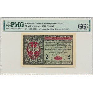 2 marki 1916 - Jenerał - A - PMG 66 EPQ