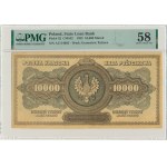 10.000 marks 1922 - PMG 58 - FRAUDE ILLIMITÉE