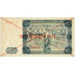 500 Gold 1947 - SPECIMEN - X 789000 - PMG 66 EPQ
