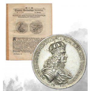 Augustus II the Strong, Medal of the recovery of Kamieniec Podolski 1699 - RARE
