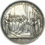 August III Saský, Groscourtská korunovačná medaila 1734 - ZRADA
