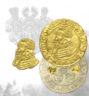 Silésie, Duché de Ziębice-Oleśnica, Jan Oleśnicki, Ducat Zloty Stok 1564 - TRÈS RARE