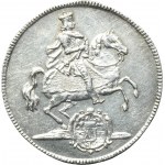 August II the Strong, 1/8 Vicariate Thaler Dresden 1711 - VERY RARE