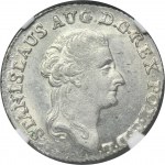 Poniatowski, 4 Groschen 1792 MV - NGC MS63