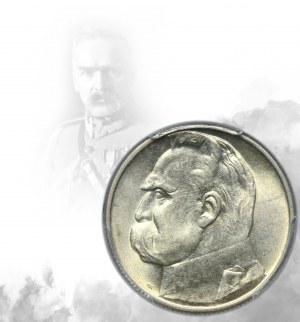 Piłsudski, 2 zl. 1934 - PCGS MS63