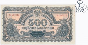 500 złotych 1944 ...owym - AC - RADAR - KOLEKCJA LUCOW - RZADKI
