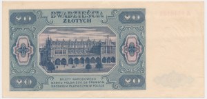 20 złotych 1948 - A - NATURALNY i ŚWIEŻY