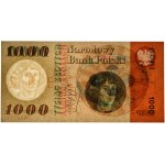 1.000 złotych 1965 - SPECIMEN - A 0000000 - nadruk pomarańczowy -