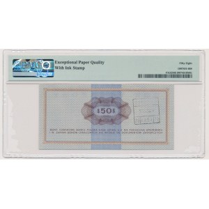 Pewex, 50 dolarów 1969 - FI - PMG 58 EPQ