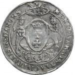 John II Casimir, Thaler Danzig 1649 GR - VERY RARE, GEDANENS, decorative loop
