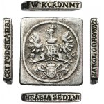 Auguste III Sas, poids 1756 ducat - ARGENT, TRÈS RARE