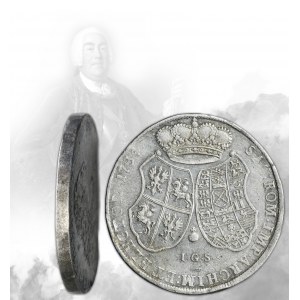 Augustus III of Poland, 2 Thaler Dresden 1734 IGS - EXTREMELY RARE