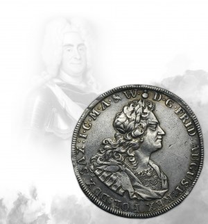 August II Silný, Drážďanský tolar 1725 IGS - RARE