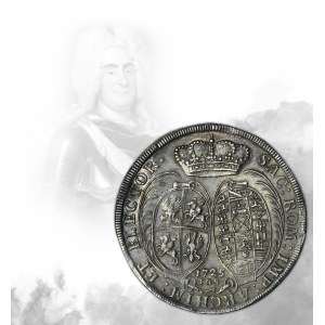 August II Silný, Drážďanský tolar 1725 IGS - RARE