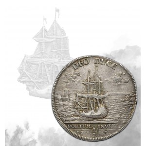 August II the Strong, 2/3 Thaler Dresden 1717 IGS - RARE