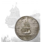 August II Mocny, Gulden (2/3 talara) Drezno 1717 IGS - RZADKI