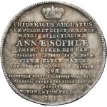 August II the Strong, 2/3 Thaler Dresden 1717 IGS - RARE