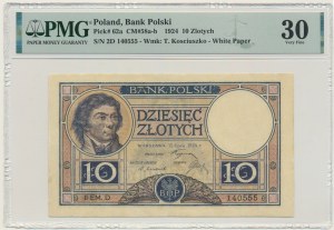 10 Zloty 1924 - II EM. D - PMG 30