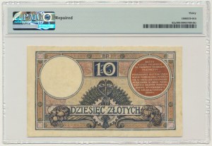10 zloty 1924 - II EM. D - PMG 30
