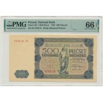 500 złotych 1947 - P4 - PMG 66 EPQ