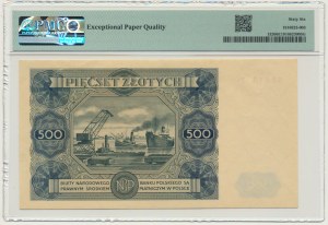 500 złotych 1947 - P4 - PMG 66 EPQ