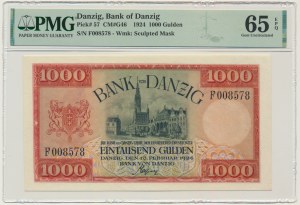 Dantzig, 1 000 florins 1924 - PMG 65 EPQ