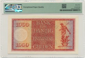 Danzig, 1 000 guldenov 1924 - PMG 65 EPQ
