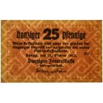 Dantzig, 25 fenig 1923 - Octobre - PMG 65 EPQ - une rareté dans cet état
