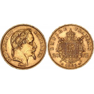France 20 Francs 1866 A
