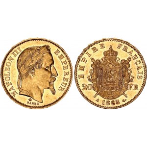 France 20 Francs 1868 A