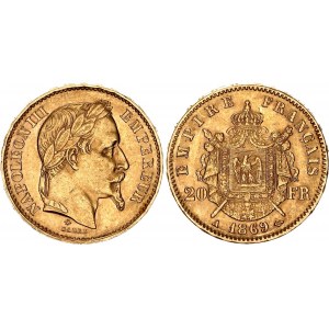 France 20 Francs 1869 A