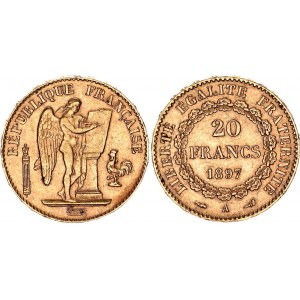 France 20 Francs 1897 A