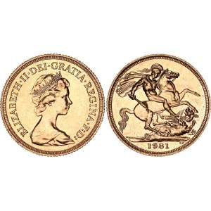 Great Britain 1 Sovereign 1981