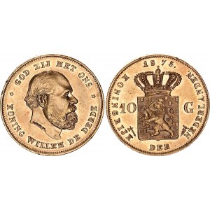 Netherlands 10 Gulden 1875