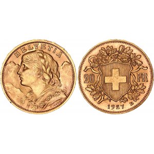 Switzerland 20 Francs 1927 B